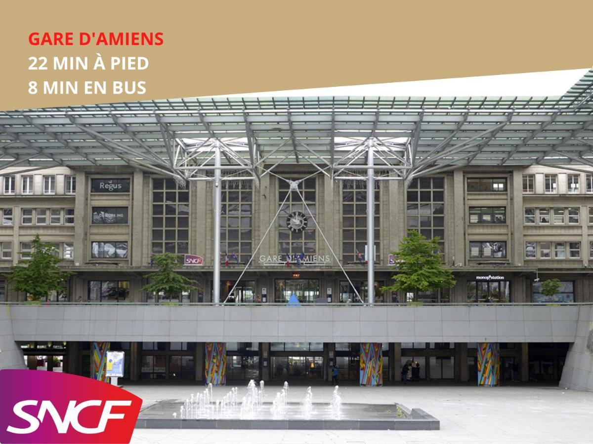 אמיינס 4 Chambres - Grande Maison - Parking - Jardin מראה חיצוני תמונה